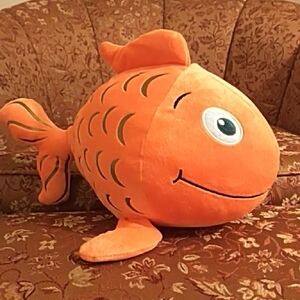 Kohl's Orange Fish Stuffed Animal